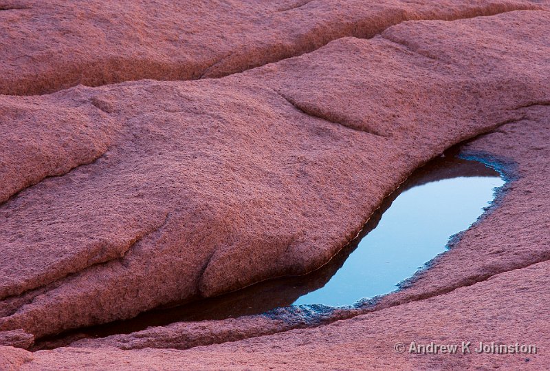 1008_40D_4845.jpg - Rocks and pool at the Thunder Hole, Acadia National Park, MaineTaken using a blue/yellow polarising filter