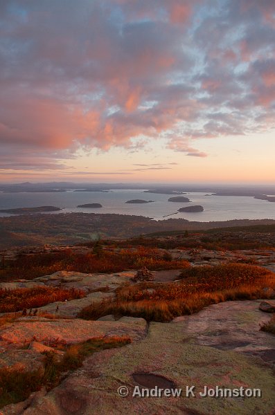 1008_40D_4713.jpg - Sunrise over Bar Harbor, Maine, from Mount Cadillac