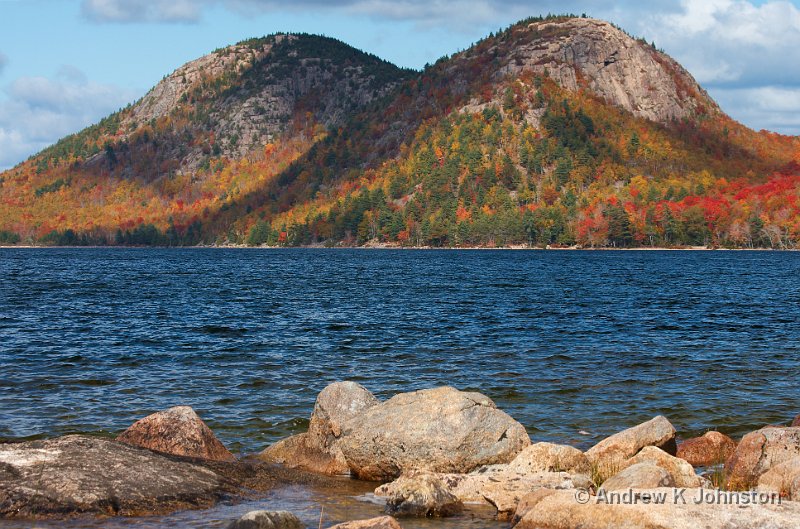 1008_40D_4088.jpg - "Jordan's Bubbles"!The Bubble Rocks and Jordan Pond, Acadia National Park, Maine