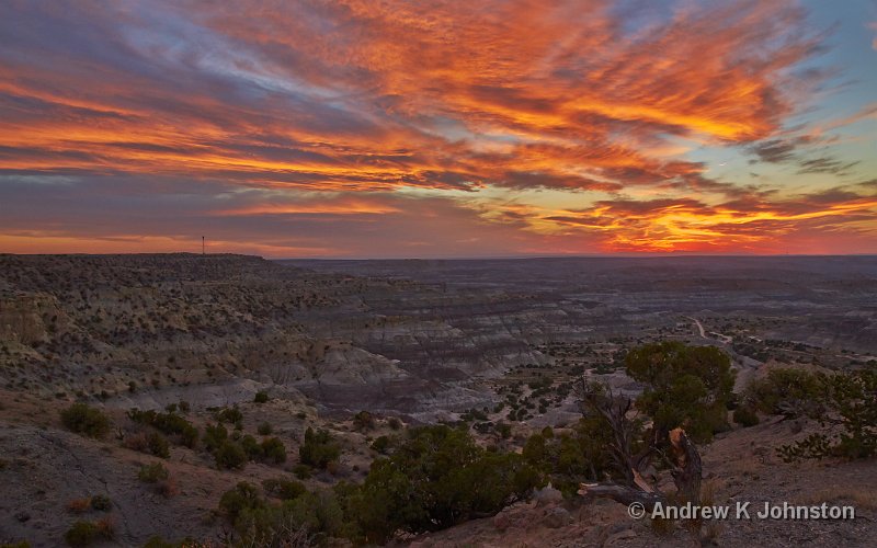 1012_7D_1741.jpg - Sunset opposite Angel Peak, New Mexico