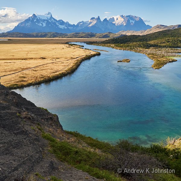 230221_G9_1058655.jpg - View of the Torres del Paine from above the Pueblito Serrano