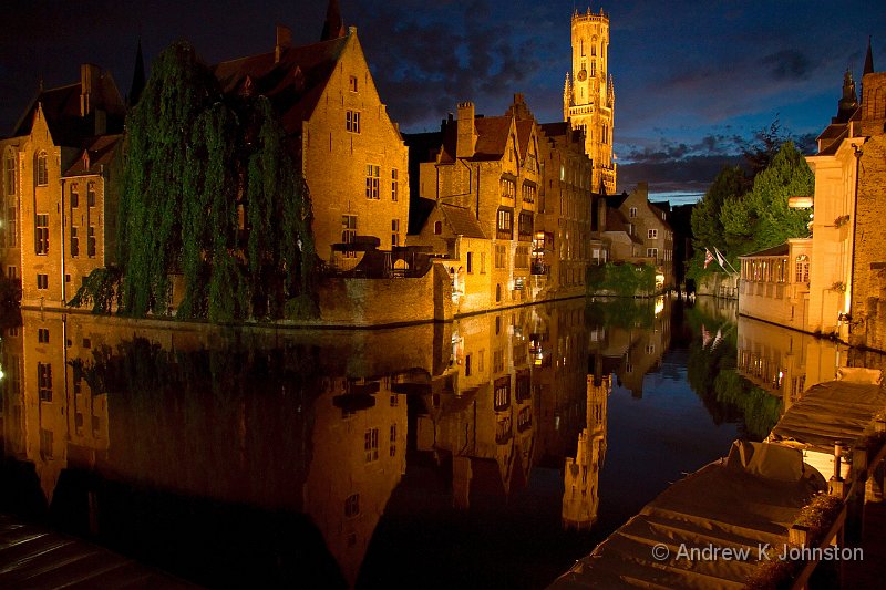 0810_7D_1416.jpg - View from the end of Wollestraat, Bruges, at sunset